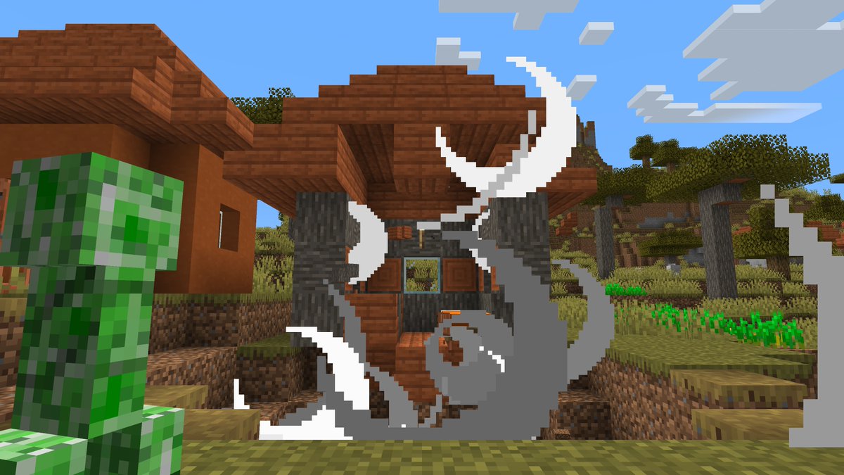 一度でいいので
こちらが爆発して
クリーパーの驚く顔がみたい