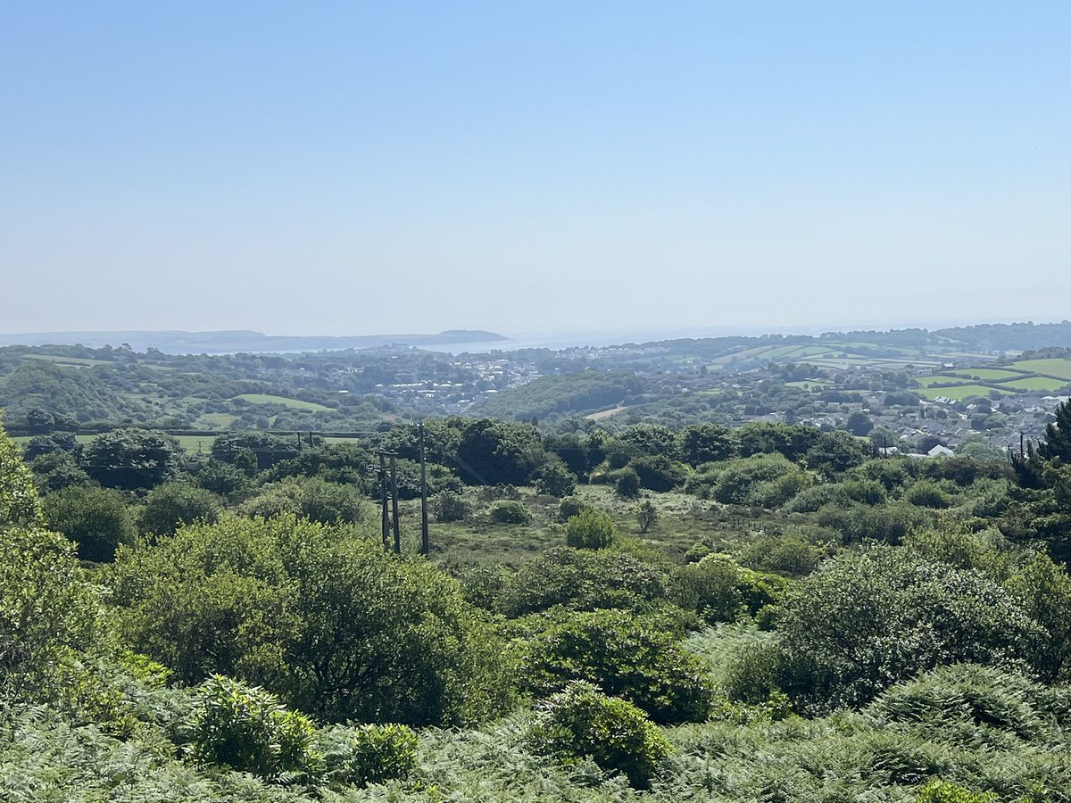 View from St Mewan Beacon SSSI. Simply stunning 🤩