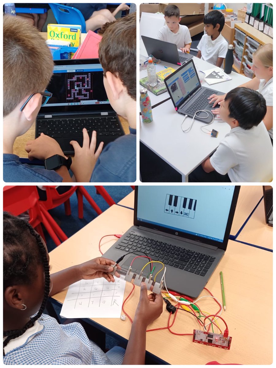 Conductive Music (@conductivemusic) on Twitter photo 🎶 This week in Cheshire East!
🎮 St Mary’s Y6 – Game music & tilemaps
🎹 Hurdsfield Y3 – Ruler piano melodies
🎨 Wistaston – DIY musical instruments
Thanks <a href="/lovemusictrust/">Love Music Trust</a> 💜
#MusicEd #STEAM #CheshireEast #YoungCreators 🎶 This week in Cheshire East!
🎮 St Mary’s Y6 – Game music & tilemaps
🎹 Hurdsfield Y3 – Ruler piano melodies
🎨 Wistaston – DIY musical instruments
Thanks <a href="/lovemusictrust/">Love Music Trust</a> 💜
#MusicEd #STEAM #CheshireEast #YoungCreators