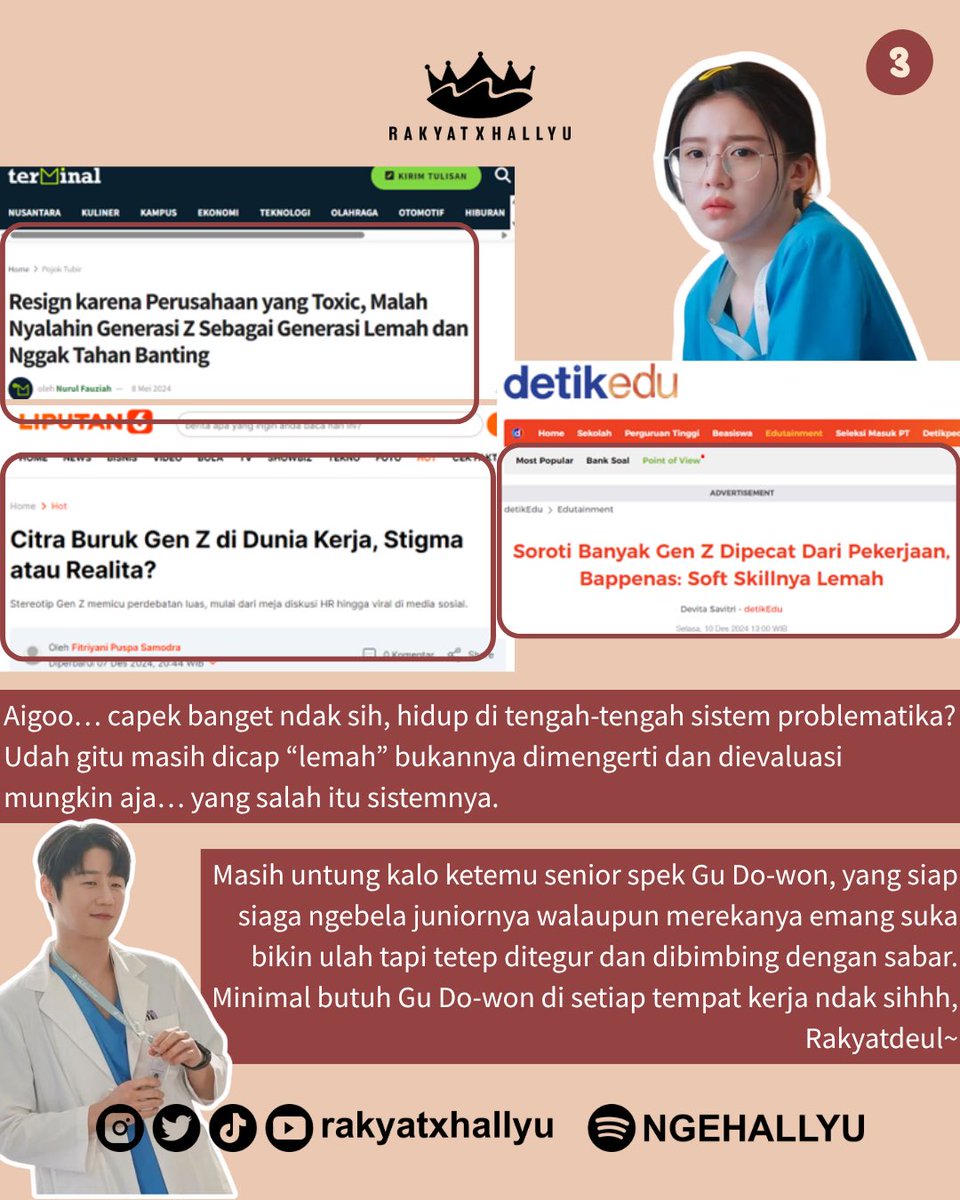 rakyatxhallyu's tweet photo. [BEDAH K-DRAMA PART 18: RESIDENT PLAYBOOK]

#RakyatxHallyu #dubeskor #kpop #korea #kdrama #residentplaybook #goyoonjung #jungjoonwon #kangyouseok #hanyeji #shinsiah #shinpd https://t.co/Tb1R8rfVMj