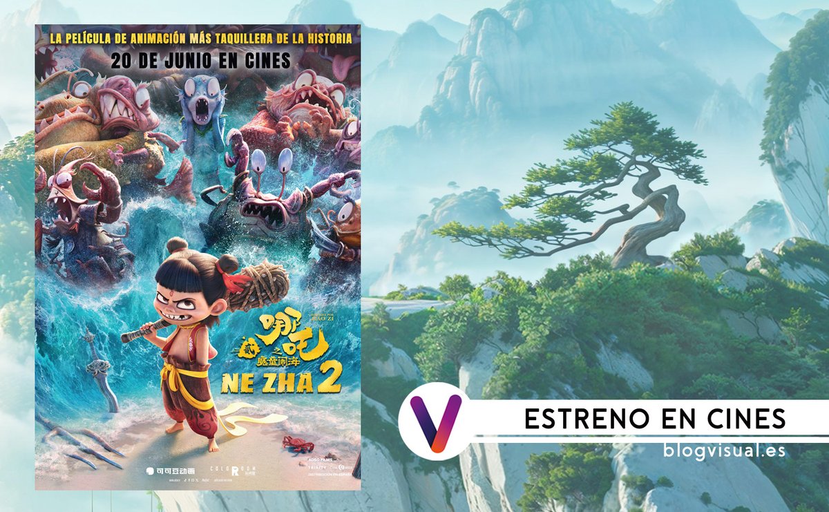 BlogVisual: Animación, Cine, Manga y Asia (@blogvisual) on Twitter photo 🇨🇳 Hoy se estrena en cines #NeZha2 (大いなる不在) de Jiao Zi. La película de animación más taquillera basada en la novela del siglo XVI "Investidura de los dioses", con una audaz reinterpretación de la leyenda.
📽️ <a href="/Adso_Films/">ADSO FILMS</a> <a href="/CineAsiaUK/">CineAsia</a> <a href="/Trinity_Film/">Trinity Film</a>
🔗 blogvisual.es/2025/06/20/est… 🇨🇳 Hoy se estrena en cines #NeZha2 (大いなる不在) de Jiao Zi. La película de animación más taquillera basada en la novela del siglo XVI "Investidura de los dioses", con una audaz reinterpretación de la leyenda.
📽️ <a href="/Adso_Films/">ADSO FILMS</a> <a href="/CineAsiaUK/">CineAsia</a> <a href="/Trinity_Film/">Trinity Film</a>
🔗 blogvisual.es/2025/06/20/est…