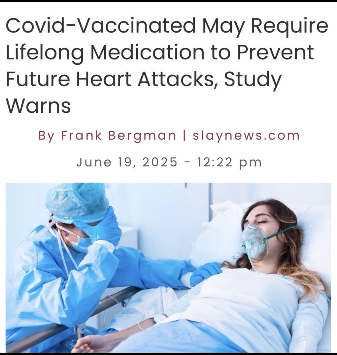 We tried warning you all - you just called us “Anti-Vaxers”