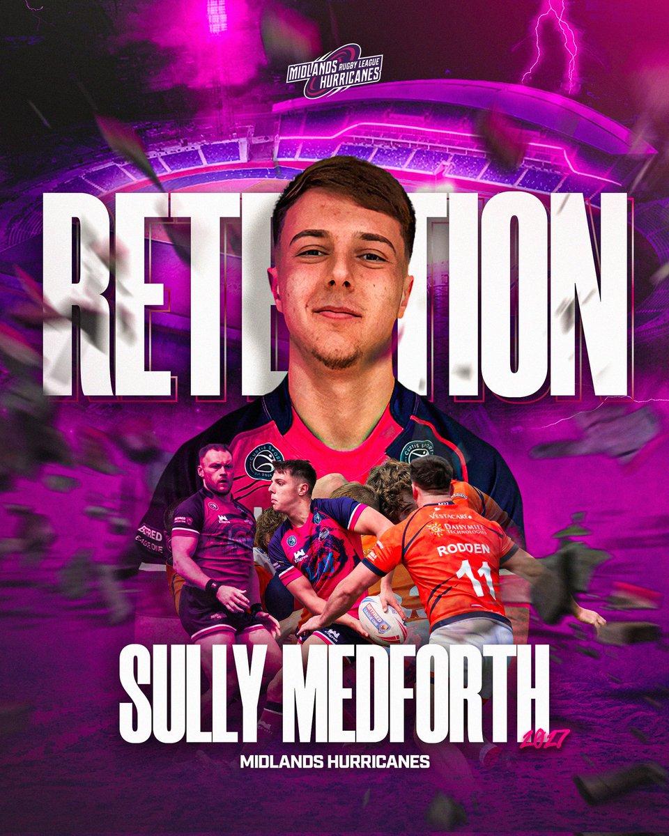 🤝 | SULLY STAYS PART OF THE STORM

✍️ | We are delighted to announce that young half-back Sully Medforth has signed a contract extension that will see him remain a Cane until the end of the 2027 season!

👉 | Read: midlandshurricanes.com/news/sully-sig…

#DARETODREAM