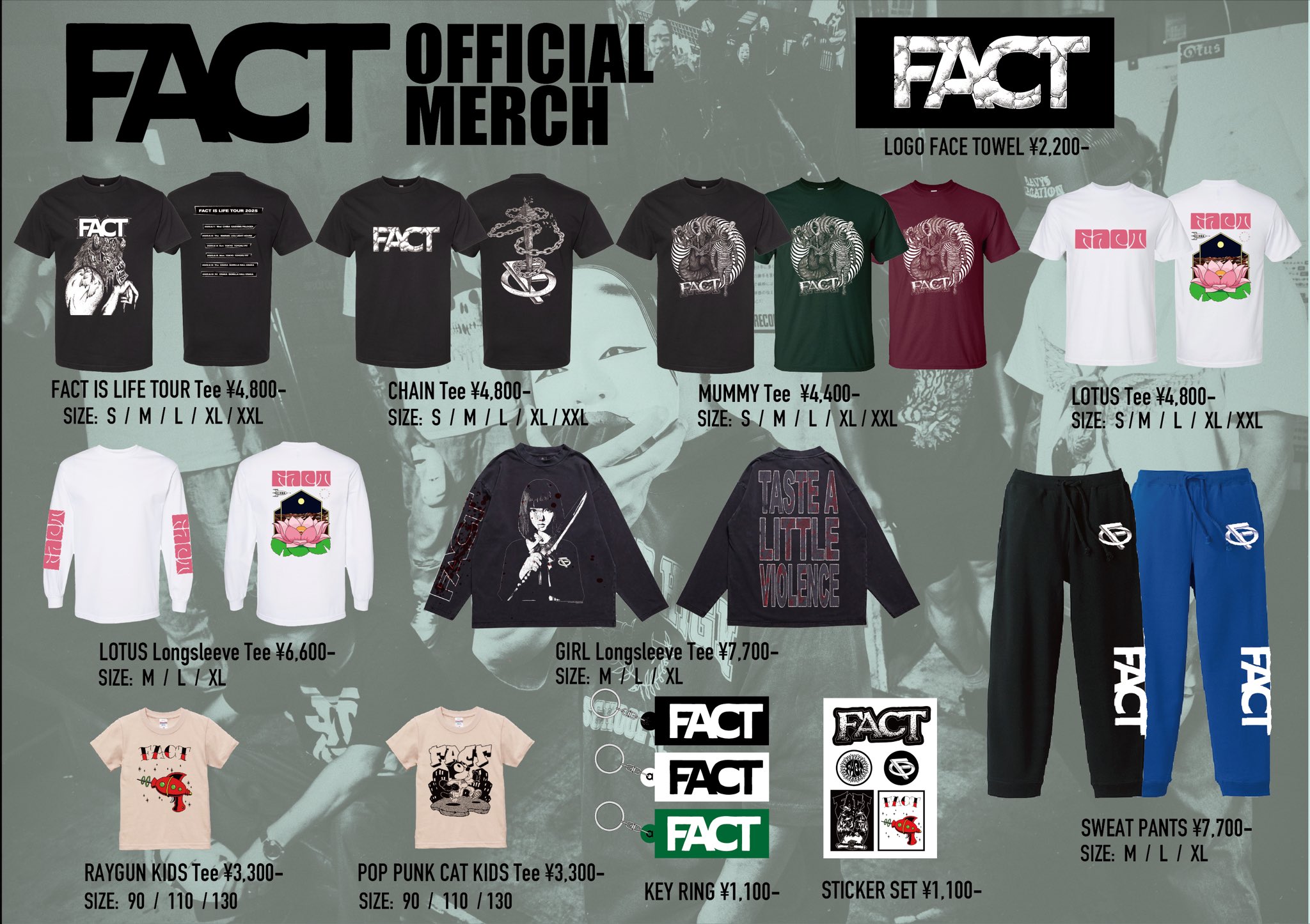 ミュージシャン FACT IS LIFE TOUR Tee daad1b9d16254b7b96a55d1fefc2d1