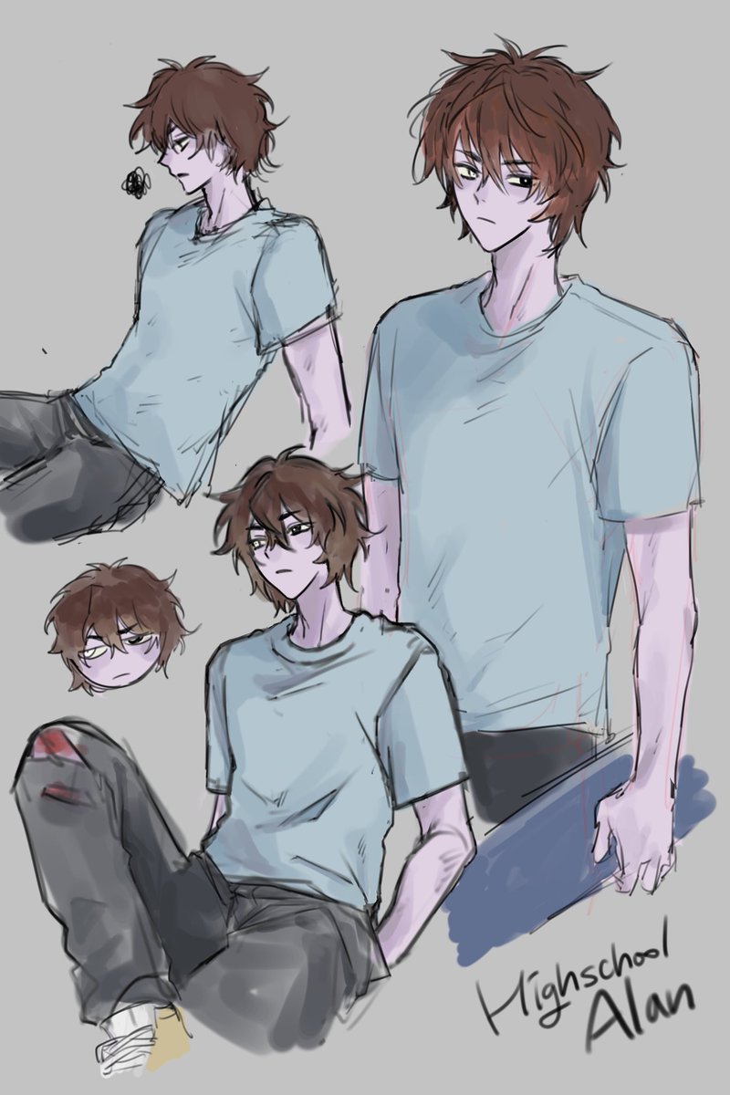 #MyDearHatchetMan #MDHM 
When Alan was in high school