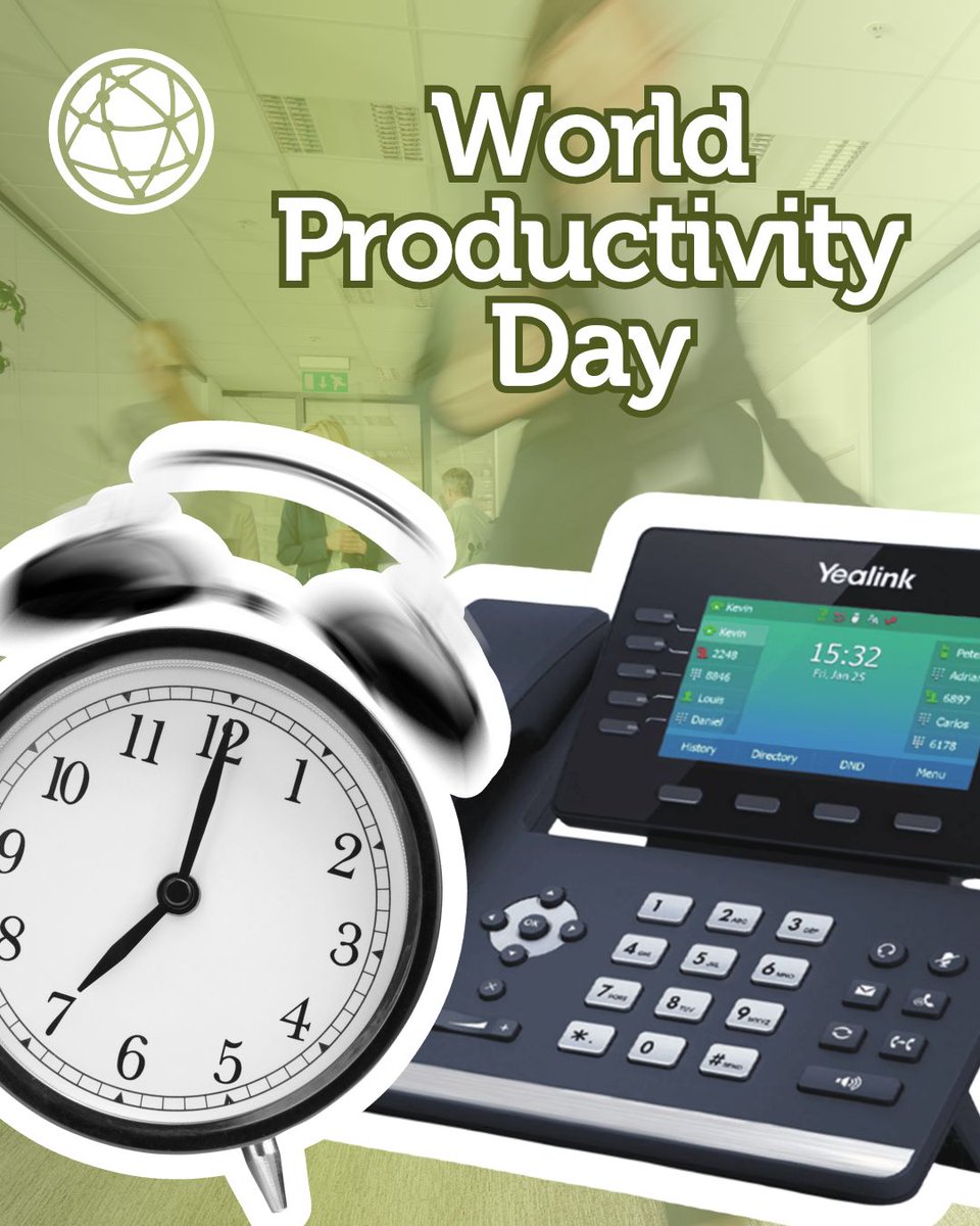 It’s #WorldProductivityDay, which is the perfect excuse to take a step back and look at how your business runs. 

Small changes can make a big impact, and that’s where we come in.    

Want to chat about how your telecoms setup could be working harder for you? Get in touch today!