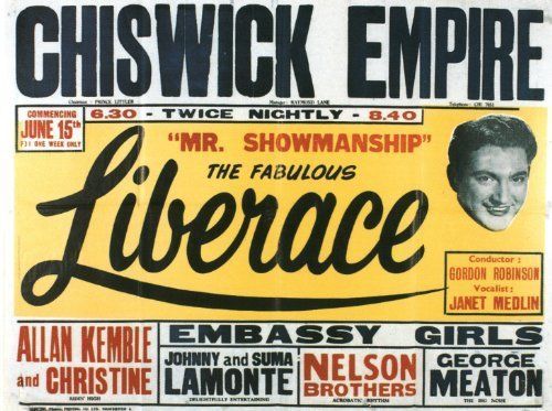 #Otd in 1959 Liberace became the last act to perform at the Chiswick Empire, playing to a full house. The performance ended with shouts of encore and deafening applause, and the stage was covered with flowers. The theatre was demolished a month later. brentfordandchiswicklhs.org.uk/publications/t…