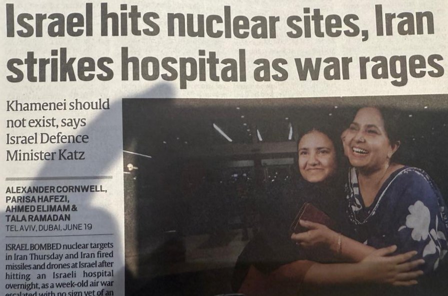 Shams Ur Rehman Alavi شمس (@indscribe) on Twitter photo Umpteen hospitals & schools targeted by Israel & completely destroyed in Gaza, but how many front page & first lead headlines you saw during last 1-1/2 years in Gaza?
Now it's P 1 lead, message sent, Israel hits n-site, Iran hits hospital. Agencies <a href="/AP/">The Associated Press</a> & <a href="/Reuters/">Reuters</a> supplied Umpteen hospitals & schools targeted by Israel & completely destroyed in Gaza, but how many front page & first lead headlines you saw during last 1-1/2 years in Gaza?
Now it's P 1 lead, message sent, Israel hits n-site, Iran hits hospital. Agencies <a href="/AP/">The Associated Press</a> & <a href="/Reuters/">Reuters</a> supplied