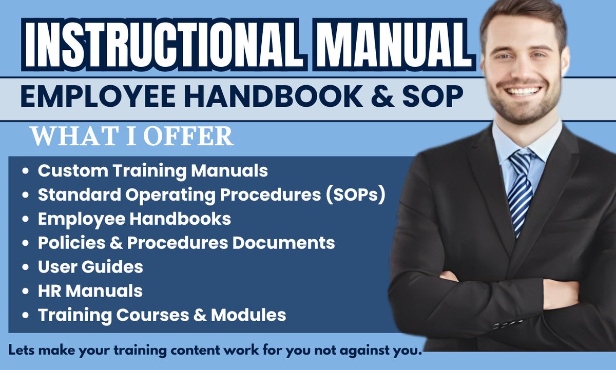 Ben_Onayemi's tweet image. Need pro course content fast? 🧠💼 @BPavard61436  delivers top-notch manuals, workbooks &amp;amp; slides in 3 days! 👉 bit.ly/3FY3VeQ
#InstructionalDesign  
#UserManuals  
#CorporateTraining  
#ElearningDesign  
#WorkplaceLearning  
#SaaSDocs  
#TechnicalWriting