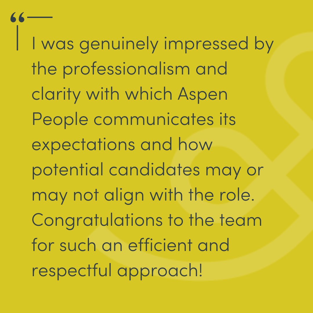 We provide strong verbal communication throughout every step of the working relationship and are mindful that other possibilities for our candidates may become more likely as we get to know their personality type, skills and aspirations. Register today: bit.ly/RegisterWithAs…