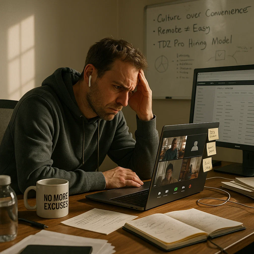 James007Anthony's tweet photo. You don’t need to fire your whole team. Just stop hiring remote wrong. TDZ Pro can help
#TDZPro #StartupRecovery #HiringFix #RemoteWork
https://t.co/jLmRaFykkw https://t.co/dyYzOcspC2