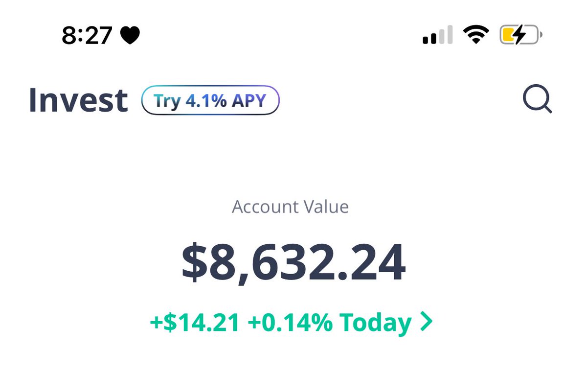 In 1hr and it’s not even 9am yet. Add more to my investment account! 🫰🏼