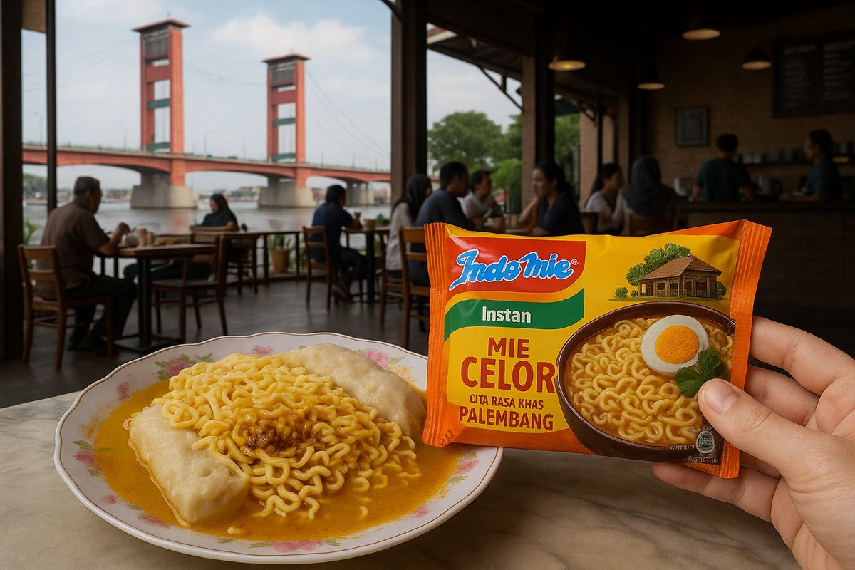 (AI version) Mie Celor (Instant Noodles) Cita Rasa Khas Palembang by Indomie 🍜 <a href="/Indomielovers/">Indomie</a>