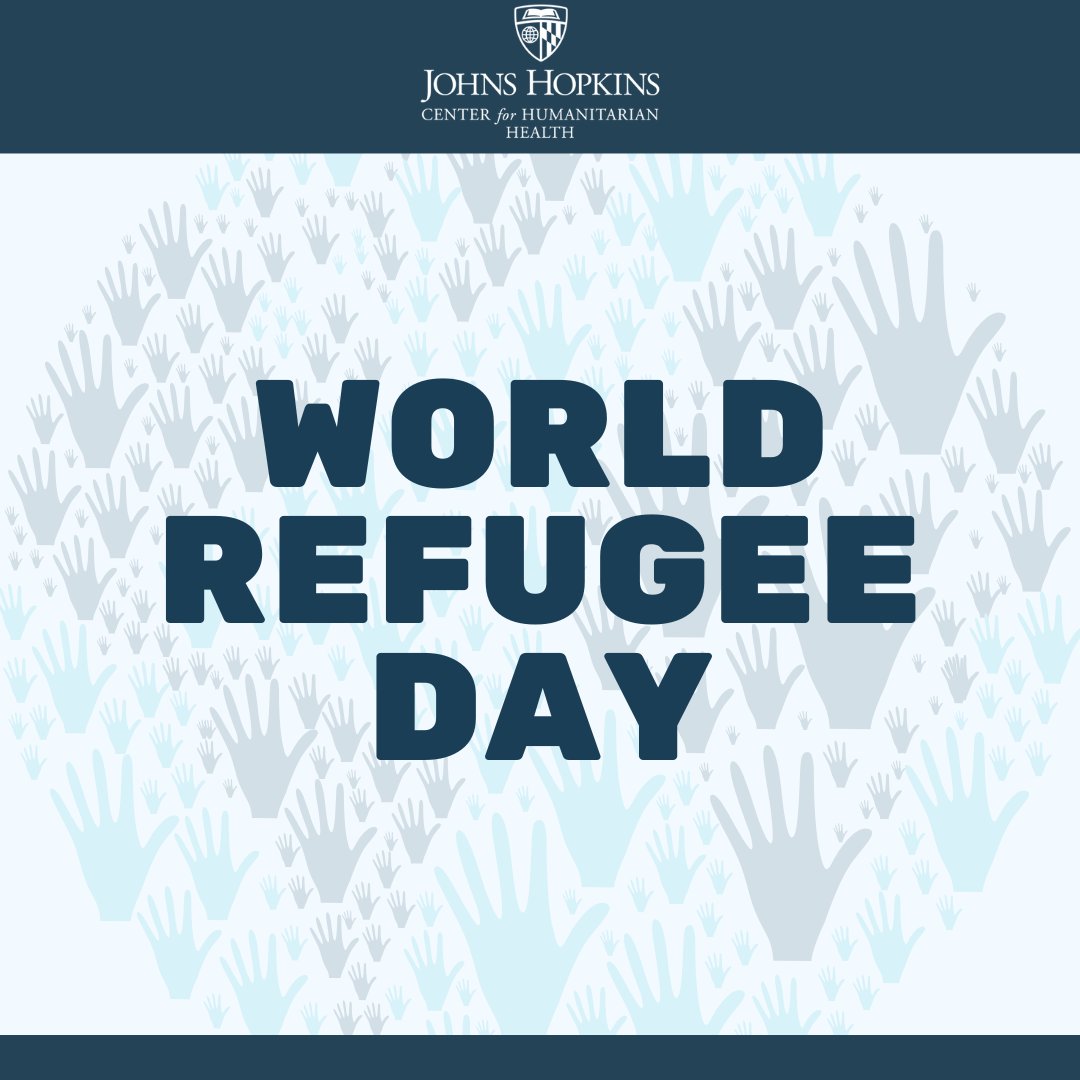 JHU Humanitarian Health (@humanit_health) on Twitter photo 🕊️ On #WorldRefugeeDay, we stand with those forced to flee due to conflict, disaster & persecution. Let’s stand #WithRefugees today and every day! Learn more about how <a href="/Humanit_Health/">JHU Humanitarian Health</a> is making a difference at: 🔗hopkinshumanitarianhealth.org 🕊️ On #WorldRefugeeDay, we stand with those forced to flee due to conflict, disaster & persecution. Let’s stand #WithRefugees today and every day! Learn more about how <a href="/Humanit_Health/">JHU Humanitarian Health</a> is making a difference at: 🔗hopkinshumanitarianhealth.org