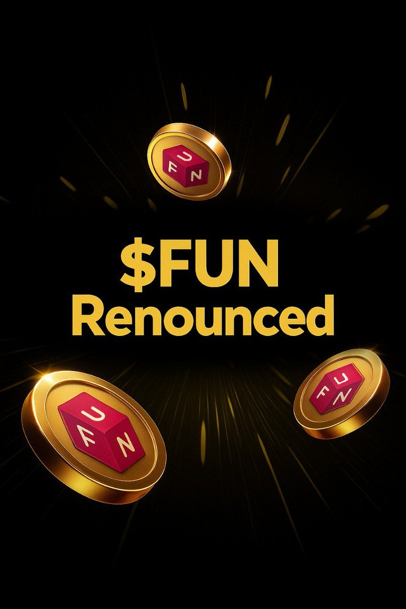 IsabellaDEvans's tweet image. 🚫 No inflation. No future changes.
$FUN now runs on a fully audited and immutable smart contract.
Supply is fixed. Trust is earned.
🔗 skynet.certik.com/projects/fun-t…
#FUNToken #Certik #CryptoSecurity #DeflationaryCrypto #Web3Gaming