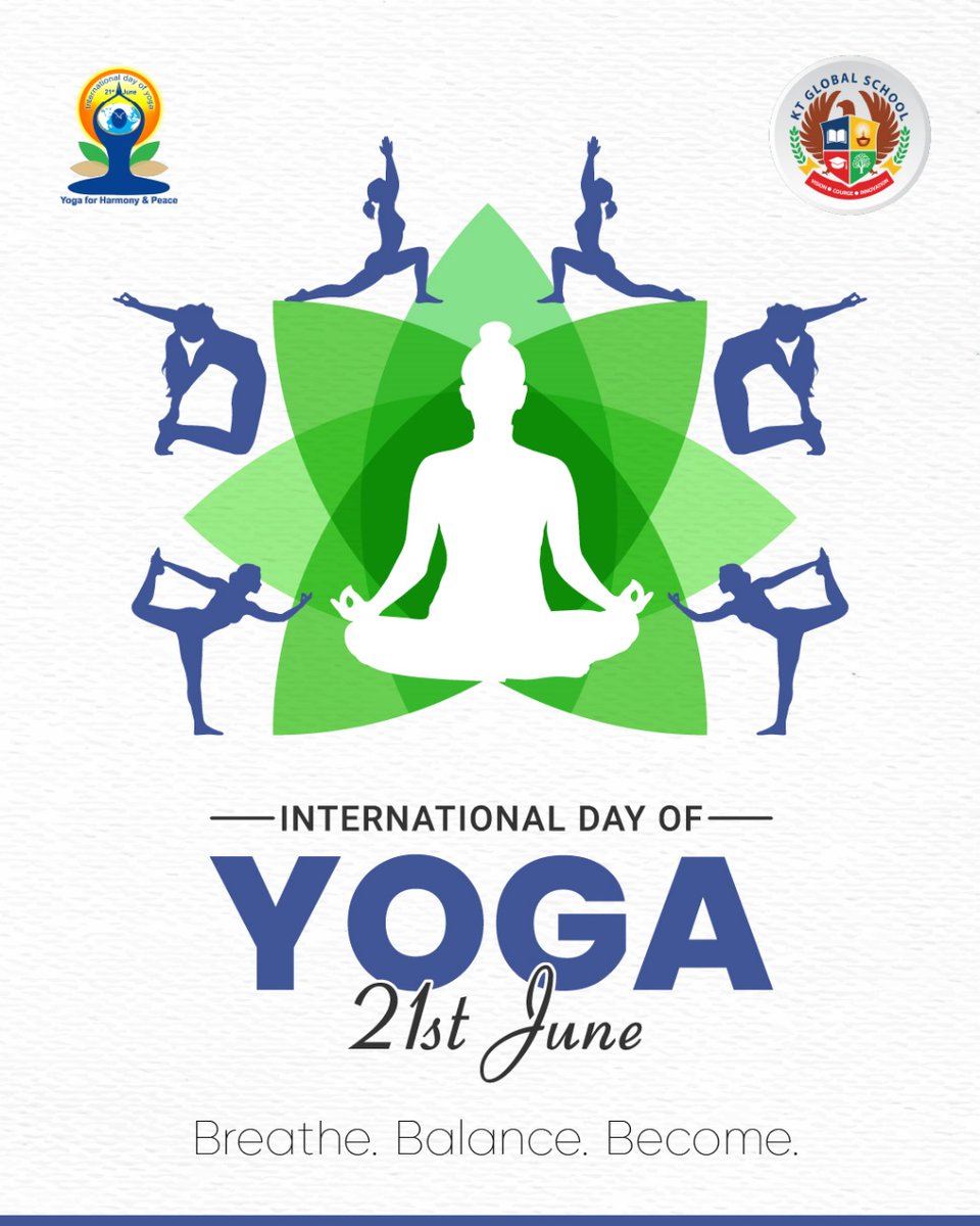 On #InternationalYogaDay2025 , we celebrate harmony of mind, body &amp; soul. At #KTGlobalSchool, yoga is part of our daily life nurturing focus, balance &amp; well-being in every child. 🧘‍♂️🌿

#YogaForYouth #YogaEveryday #HealthyHabits #WellnessJourney #HolisticLearning #CBSESchool