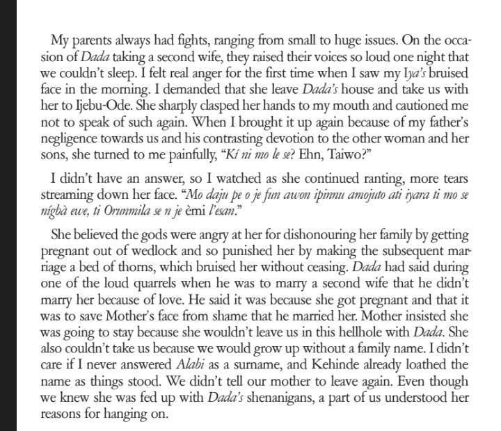 Tezzar_Szn's tweet photo. I wrote this story about a family upbringing I never had. It’s set in a world I’ve never been part of and includes Yoruba—a language I can't read, write, or speak.
Uncharted territory for a newbie writer, driven by nothing but the soul of the story imprinted in my mind.

I try. https://t.co/9oaH964pCl