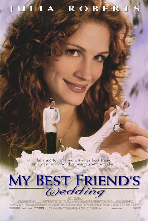 k50cullen's tweet photo. In 1997 and 28 Years Ago, #MyBestFriendsWedding debuted in theaters on this day RT and Like if you love this movie. (#JuliaRoberts, #DermotMulroney, @CameronDiaz, #RupertEverett, #PhilipBosco, #MEmmetWalsh, #RachelGriffiths, @carriepreston, @realssullivan, #ChristopherMasterson, https://t.co/ZXxisJYhze