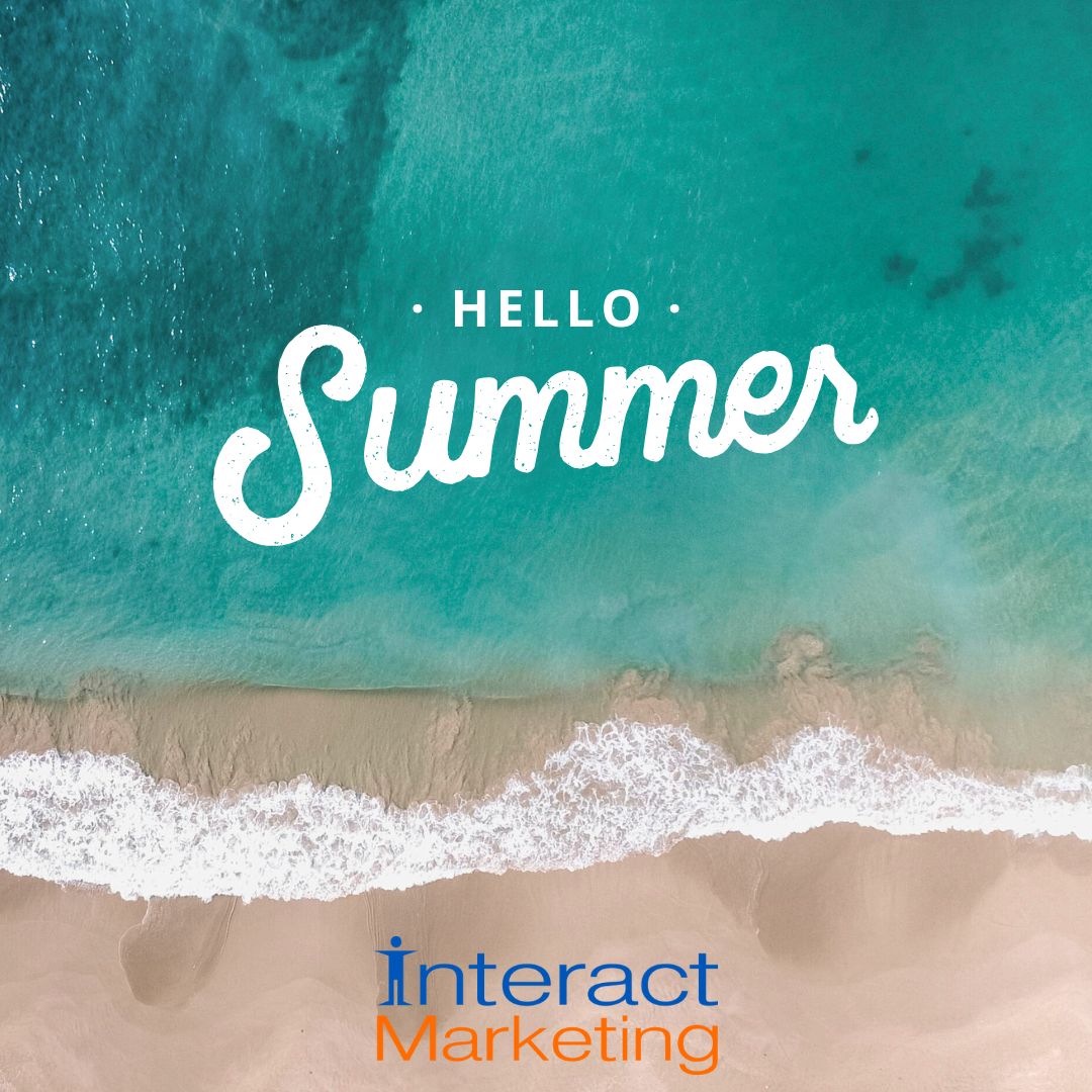 Hello, Summer! ☀️ Time for sunshine, longer days, and new adventures. Wishing you a season full of warmth and relaxation! 🌴 #HelloSummer #SunnyDays #InteractMarketing