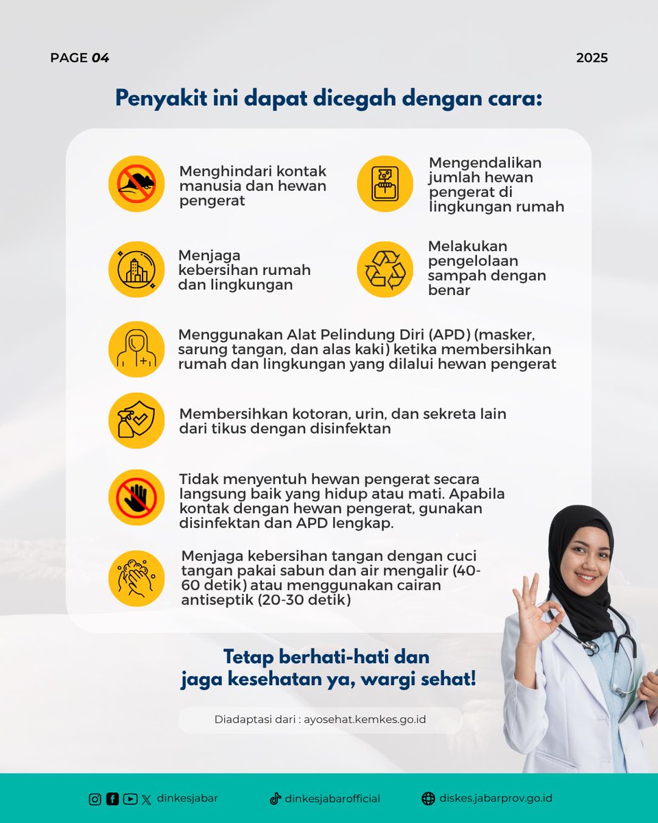 Apa sih penyakit Hanta Virus ini? Apa penyebab, gejala dan cara pencegahannya? Kita simak dalam konten ini ya!

#DinkesJabar #JabarIstimewa #KampungDiurus #KotaDitata #DediMulyadi #ErwanSetiawan #HermanSuryatman #Jabarprovgoid #PelayananPublik #PemprovJabar #JawaBarat #VirusHanta