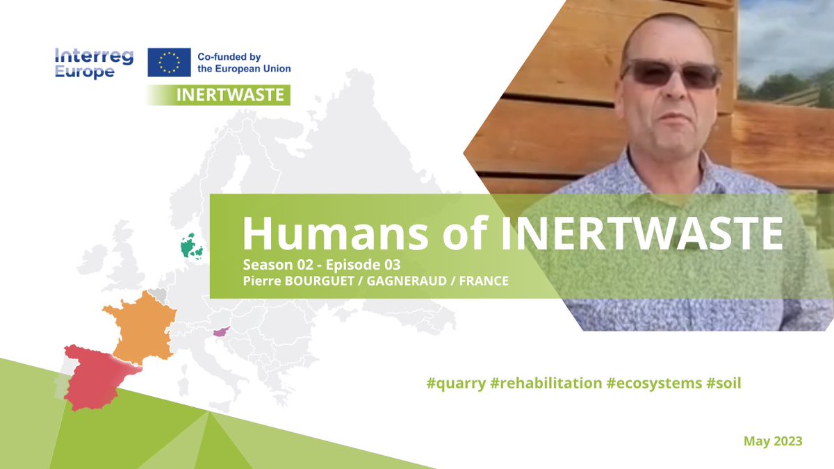 Have you watched episode 3 of Humans of INERTWASTE season 02?

With it, discover how sustainability and mine revitalization go hand in hand.

interregeurope.eu/inertwaste/new…