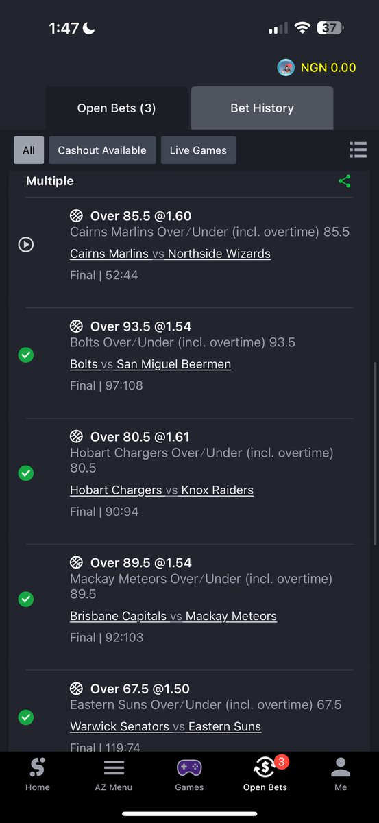 Emmanuel_Tips's tweet image. @SportyBet @SportyBetNG correct this and show cashout, game has played you refuse to update am, then why are you updating app daily but yet same issue has not been resolved?