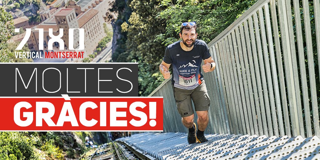 ❤️🔝 Gràcies a la vostra solidaritat, esforç i compromís, hem aconseguit 𝟯𝟬.𝟱𝟰𝟱,𝟭𝟱 € amb la #VerticalMontserrat que es destinaran a projectes de recerca i d'atenció social a infants en situació vulnerable atesos als centres de Sant Joan de Déu. 👉 bit.ly/3TC41vC