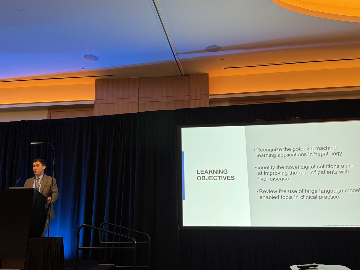 Omar Mousa (@omar_mousa85) on Twitter photo Amazing talk by <a href="/DougSimonetto/">Doug Simonetto, MD</a> on AI in Hepatology, at “Hepatology and Liver Transplantation: Today and Tomorrow 2025” CME conference <a href="/MayoClinic/">Mayo Clinic</a> Amazing talk by <a href="/DougSimonetto/">Doug Simonetto, MD</a> on AI in Hepatology, at “Hepatology and Liver Transplantation: Today and Tomorrow 2025” CME conference <a href="/MayoClinic/">Mayo Clinic</a>
