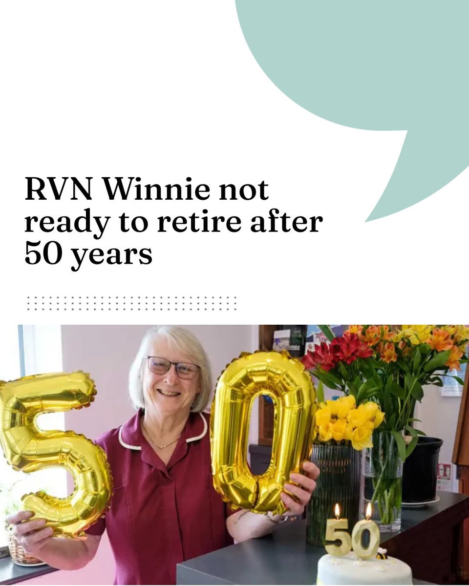 RVN Winnie not ready to retire after 50 years

 vettimes.com/news/vet-nursi…