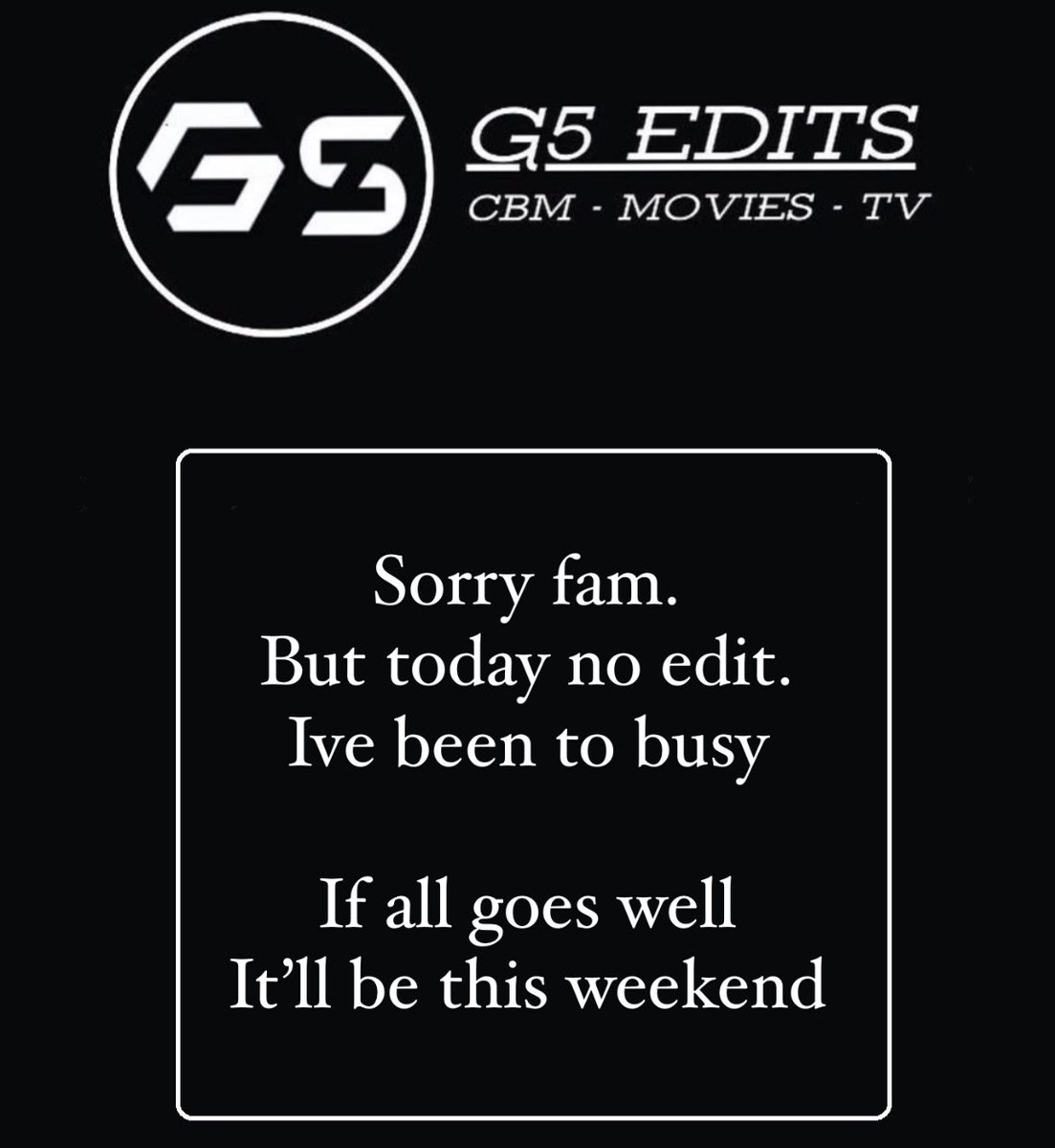 G5_Edits's tweet image. UPDATE: