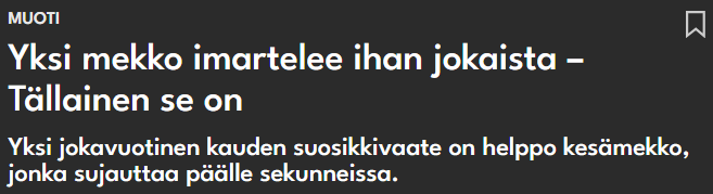 gothammer's tweet photo. Oletteko, poijaat, tätä miettineet ollenkaan 🤔 #asusteet #varusteet #kesämekko #ihanjokainen https://t.co/eVGQJEdJ1z
