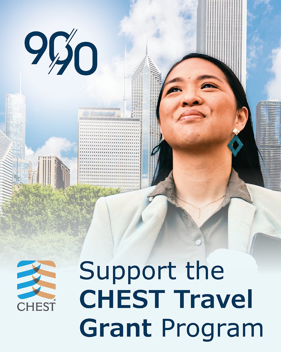 To honor CHEST’s 90th anniversary, we’re launching the 90 for 90 Campaign—an ambitious initiative to fund 90 travel grants for early career clinicians to attend #CHEST2025. Help us invest in the next generation of leaders: hubs.la/Q03sNHb70  
#CHESTPhilanthropy