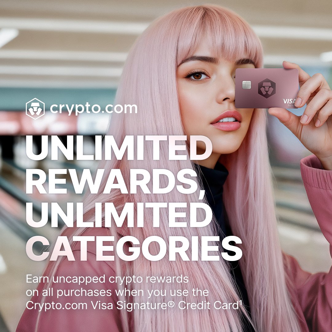 The Ruby Crypto.com Visa Signature® Credit Card is made for those who are looking to step up their portfolio 🎯

Comment if this is you! Learn more 👉 crypto.com/us/cards