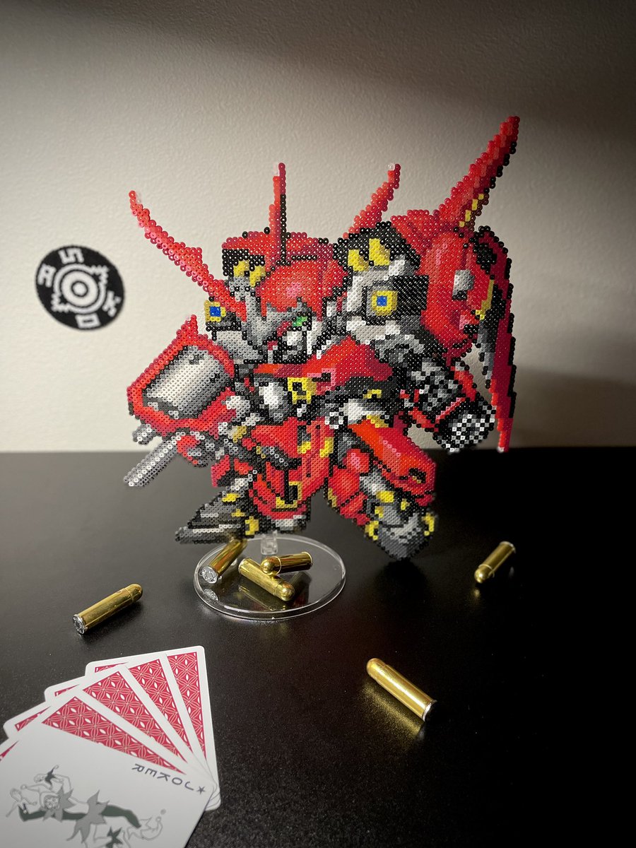 onh_tmSAKO_trkt's tweet image. 「──撃ち抜く⋯！ 止めてみろ⋯！」

『スーパーロボット大戦IMPACT』より

『アルトアイゼン・リーゼ』

その昔、初めてプレイしたスパロボが『IMPACT』でした！

骨のある難易度でしたが、ロボ好き人生を決定付けた、今でも大好きな作品です！！

#アイロンビーズ
#スーパーロボット大戦
#スパロボ