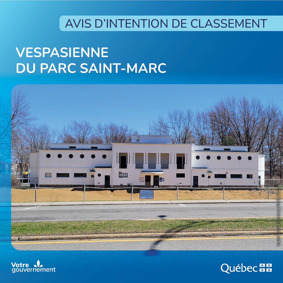MCCQuebec's tweet image. #communiqué
La vespasienne du parc Saint-Marc est maintenant protégée par la Loi sur le patrimoine culturel
Détails : bit.ly/4e7OGfM | #CultureQc #PatrimoineQc #AICL #patrimoine #histoire #Shawinigan