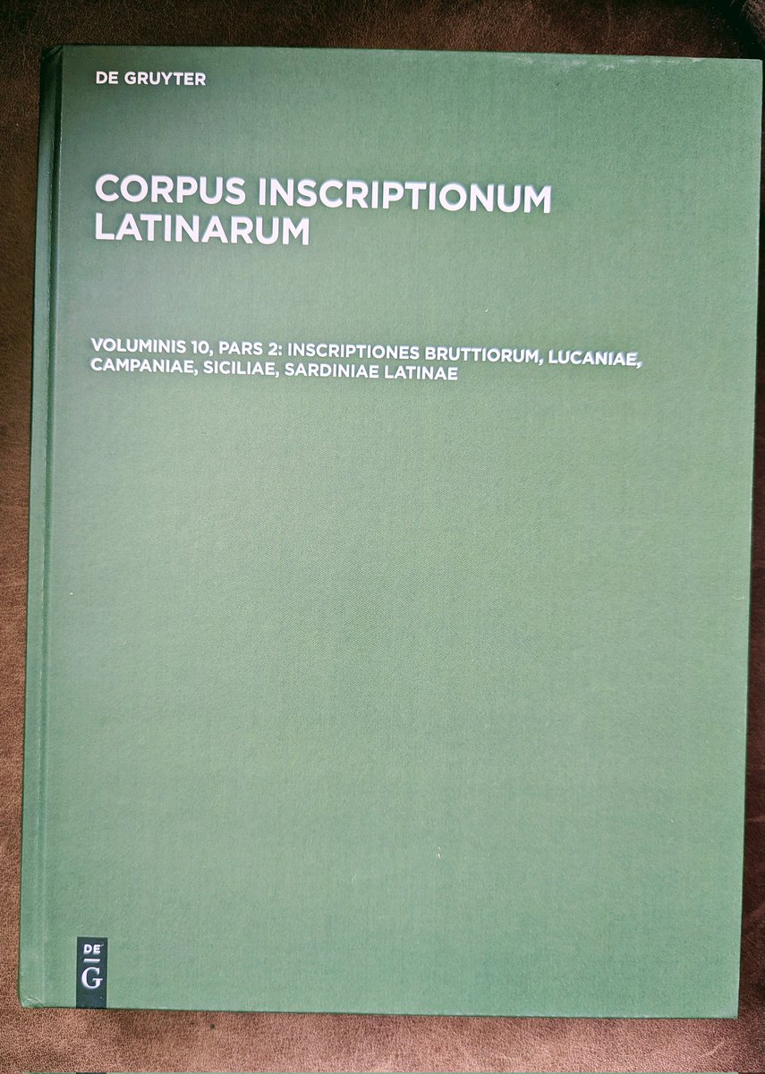Finally bought my copy! (published 1883, even by my standards, I've been a bit slow to catch up....) 😂
More seriously, rather liking DeGruyter's reduced size reprint. Now I just have to get on with re-editing them all and adding c.1000 new ones....