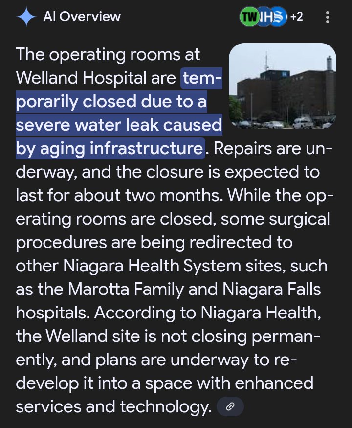 Emily Spanton (@whatdoesntkillu) on Twitter photo <a href="/ShamjiAdil/">Dr. Adil Shamji 🇨🇦</a> <a href="/fordnation/">Doug Ford</a> AND one of three actual hospitals with ERs is partially shut down, because the OR is closed for at least two months. Why is it closed? Because Ford refused to fund maintenance and there was a major water leak... I don't even want to know the cost to replace damaged equipment. <a href="/ShamjiAdil/">Dr. Adil Shamji 🇨🇦</a> <a href="/fordnation/">Doug Ford</a> AND one of three actual hospitals with ERs is partially shut down, because the OR is closed for at least two months. Why is it closed? Because Ford refused to fund maintenance and there was a major water leak... I don't even want to know the cost to replace damaged equipment.