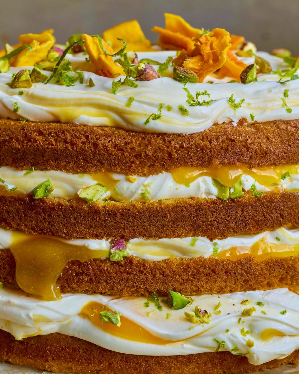 Waitrose Weekend is celebrating it's 750th Issue and I was delighted to be asked to create the celebration cake to mark the monumental landmark - a Mango &amp; Passion Fruit Layer Cake with Lime and Pistachio! linkedin.com/posts/willtorr…