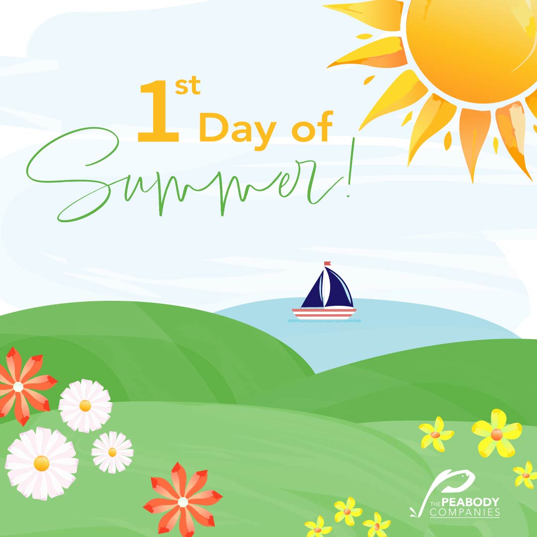 Summer has officially arrived! Today marks the Summer Solstice—the first day of the season and the longest day of the year. Time to bask in the sunshine, enjoy the warmth, and embrace the golden hours ahead. Let the summer adventures begin! ☀️ #WeArePeabody #SummerSolstice