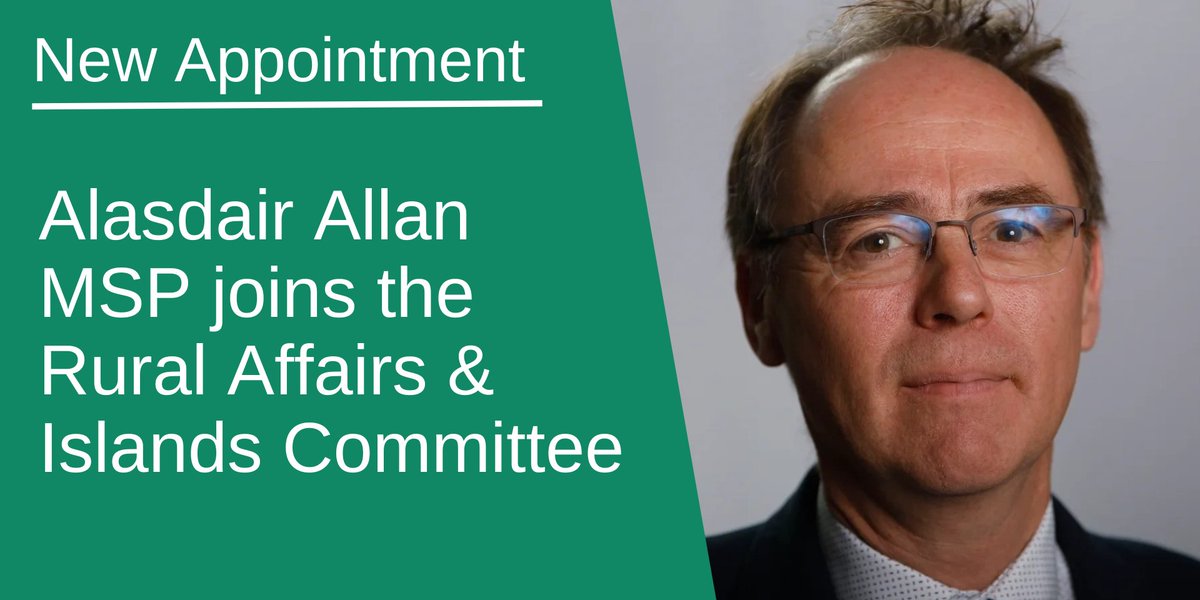SP_RuralAffairs's tweet image. This week, we thanked @ElenaWhitham for her contribution to the work of our committee.
And we welcomed @alasdairallan, who was previously a member from 2021 to 2024. Welcome back Alasdair!