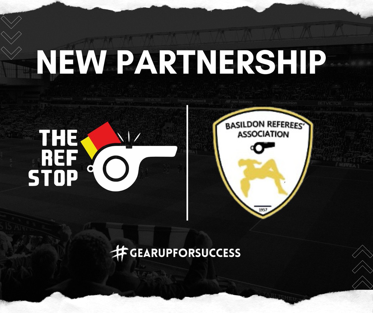 The Ref Stop (@therefstop) on Twitter photo 📢 NEW PARTNERSHIP 📢
We’re proud to team up with Basildon Referees’ Association! 🙌⚽
This exciting collaboration means members will have access to top-quality kit, tools & ongoing support from The Ref Stop as they grow on and off the pitch. 🟥🟨
<a href="/BasildonRA/">Basildon Referees Association</a> #TheRefStop 📢 NEW PARTNERSHIP 📢
We’re proud to team up with Basildon Referees’ Association! 🙌⚽
This exciting collaboration means members will have access to top-quality kit, tools & ongoing support from The Ref Stop as they grow on and off the pitch. 🟥🟨
<a href="/BasildonRA/">Basildon Referees Association</a> #TheRefStop
