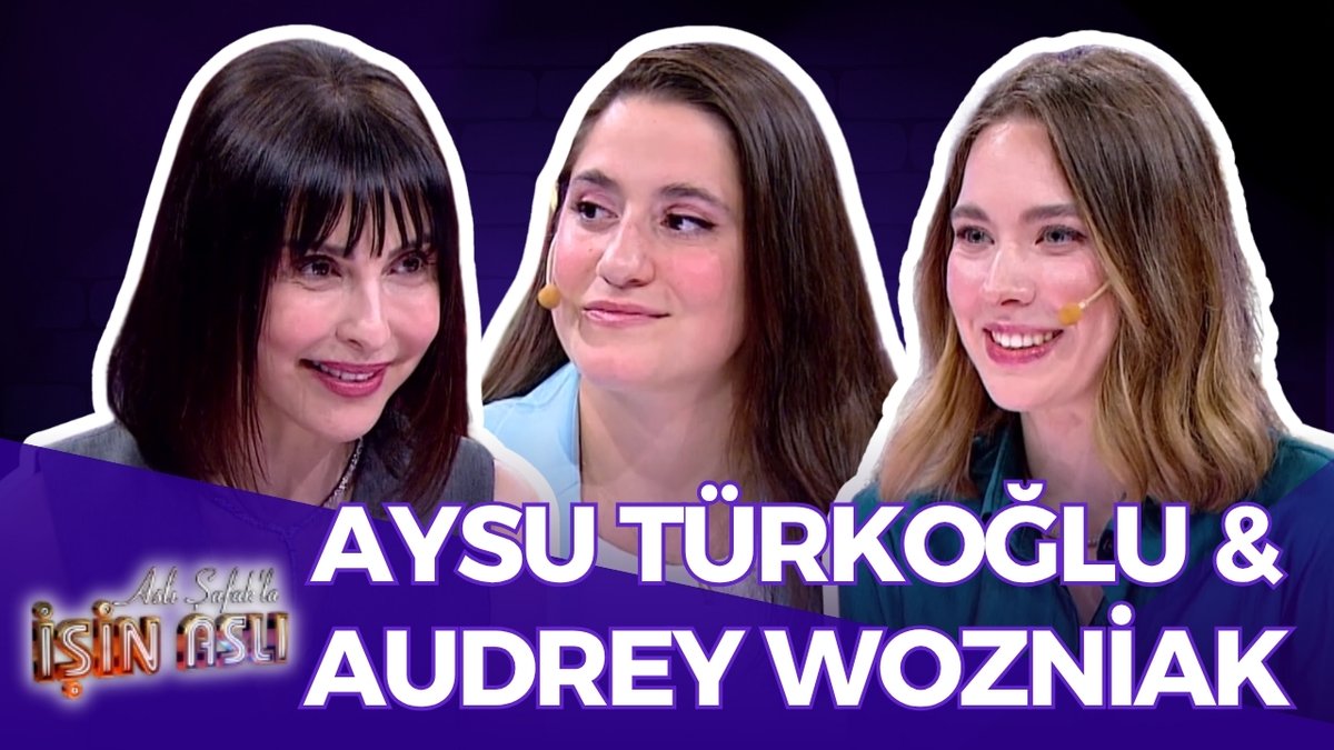 BHTShows's tweet photo. 📍Aslı Şafak'la İşin Aslı - Aysu Türkoğlu &amp; Audrey Wozniak | 19 Haziran 2025

▶️https://t.co/1KOZHtqdQi https://t.co/IucXJkJjmE