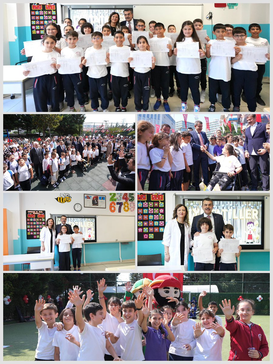 Millî Eğitim Bakanlığı (@tcmeb) on Twitter photo Millî Eğitim Bakanı <a href="/Yusuf__Tekin/">Yusuf Tekin</a>, 2024-2025 Eğitim Öğretim Yılının Sona Ermesi Dolayısıyla Düzenlenen Törene Katılarak Öğrencilere Karne Verdi, Eğitimcilerle Bir Araya Geldi
📍15 Temmuz Şehitleri İlkokulu / İstanbul
👉🏻 meb.ai/zcoHIB Millî Eğitim Bakanı <a href="/Yusuf__Tekin/">Yusuf Tekin</a>, 2024-2025 Eğitim Öğretim Yılının Sona Ermesi Dolayısıyla Düzenlenen Törene Katılarak Öğrencilere Karne Verdi, Eğitimcilerle Bir Araya Geldi
📍15 Temmuz Şehitleri İlkokulu / İstanbul
👉🏻 meb.ai/zcoHIB