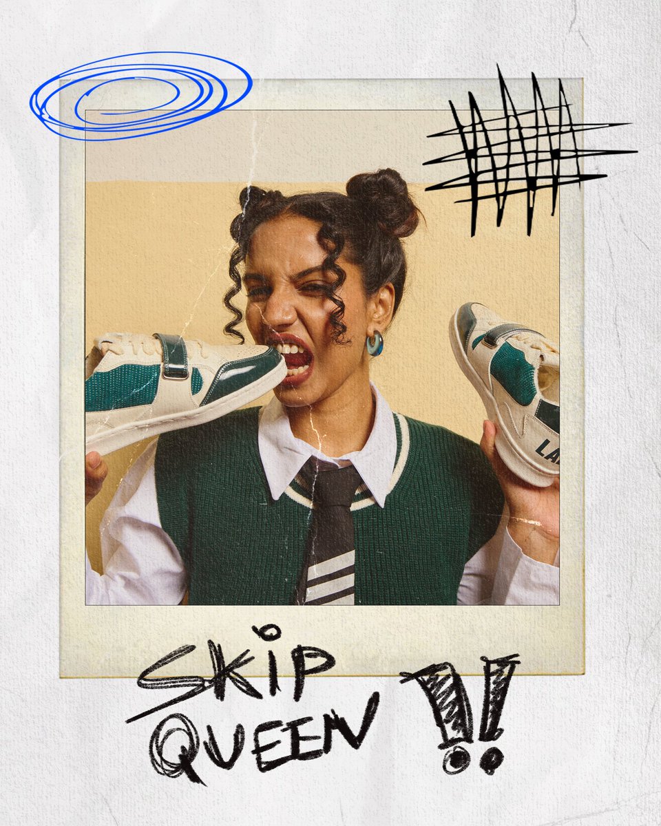 GullyLabs's tweet image. Roll-call for the Class Rebels of 2025.
Uniforms stay crisp, but the rules? Shredded.
Swipe to meet the mischief-makers who traded chalk dust for fresh leather—our re-engineered black velcro sneaker.

-Bunk Baaz sneaks out before the bell.
-Skip Queen treats every period like…