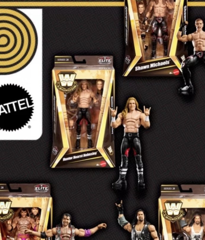 WWE LEGENDS 28: Up now for pre-order over on Target!

Razor: goto.target.com/yqBv4B

Diesel (Chase): goto.target.com/OeWZyK

Hunter: goto.target.com/4GqAgL

HBK: goto.target.com/nXBvWR