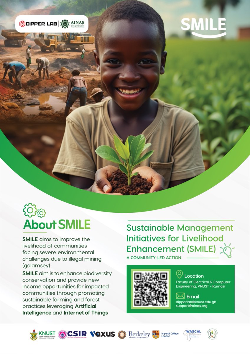 dipperlabknust's tweet photo. ๐ DIPPER Lab Collaborates with NAELP to Explore AI Solutions for Alternative Livelihoods in Mining-Affected Communities
Read more โฌ๏ธ
https://t.co/bHqEK1QNnx
#IllegalMining #AIForSustainability #LivelihoodSupport #GreenEconomy #DIPPERLab https://t.co/jMnr8nPsWI