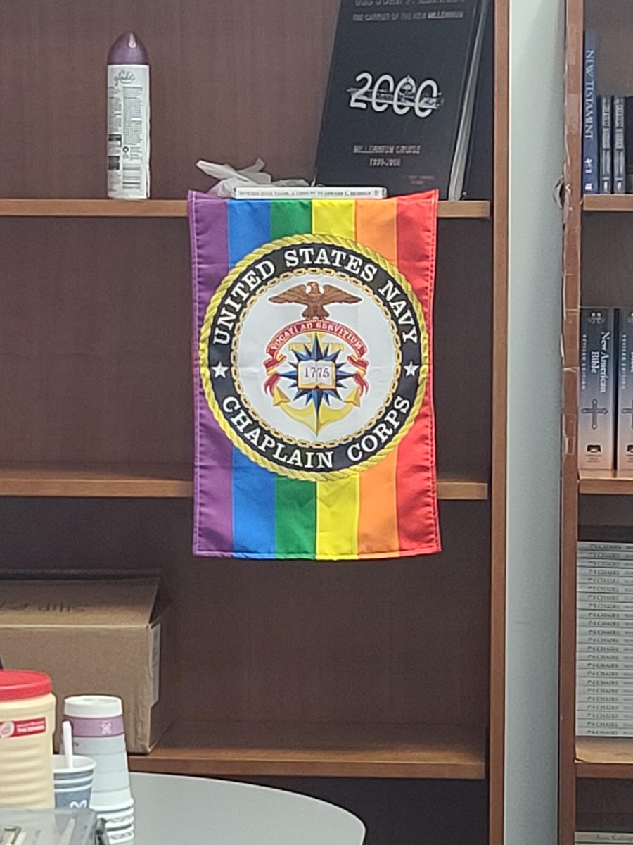 Chaplain America Corps (@realchapamerica) on Twitter photo <a href="/SecDef/">Secretary of Defense Pete Hegseth</a> sir, it looks like some navy chaps didn't get your guidance on #DEI. #Pride goes before the fall. <a href="/SecDef/">Secretary of Defense Pete Hegseth</a> sir, it looks like some navy chaps didn't get your guidance on #DEI. #Pride goes before the fall.