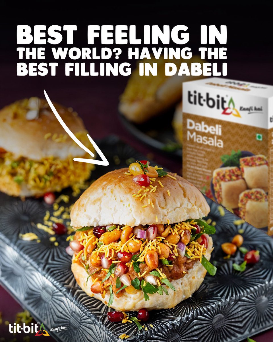 TitbitSpices's tweet photo. Best filling vali Dabeli aur bas thoda peanuts and sev, the art of evening snack is ready!

#TitBitSpices #TitBit #KaafiHai #dabeli #dabelimasala #yum #spicydabeli #kutchidabeli #streetfoodlove #indianchaat #bombaydabeli #dabelirecipe #chaatlover #desistreetfood #dabelilover https://t.co/lFlF0VvQ55