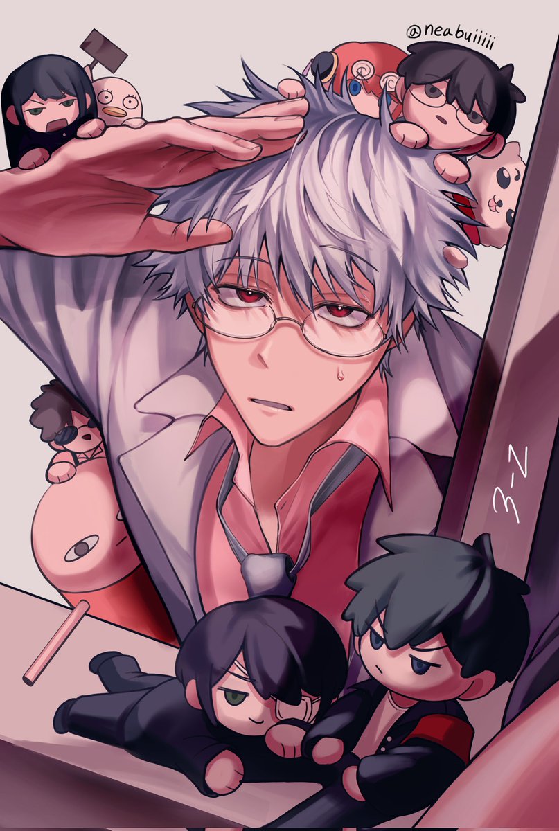 #銀魂 #은혼 #gintama
삼녠 지그미~ 긴파치 셍세~
