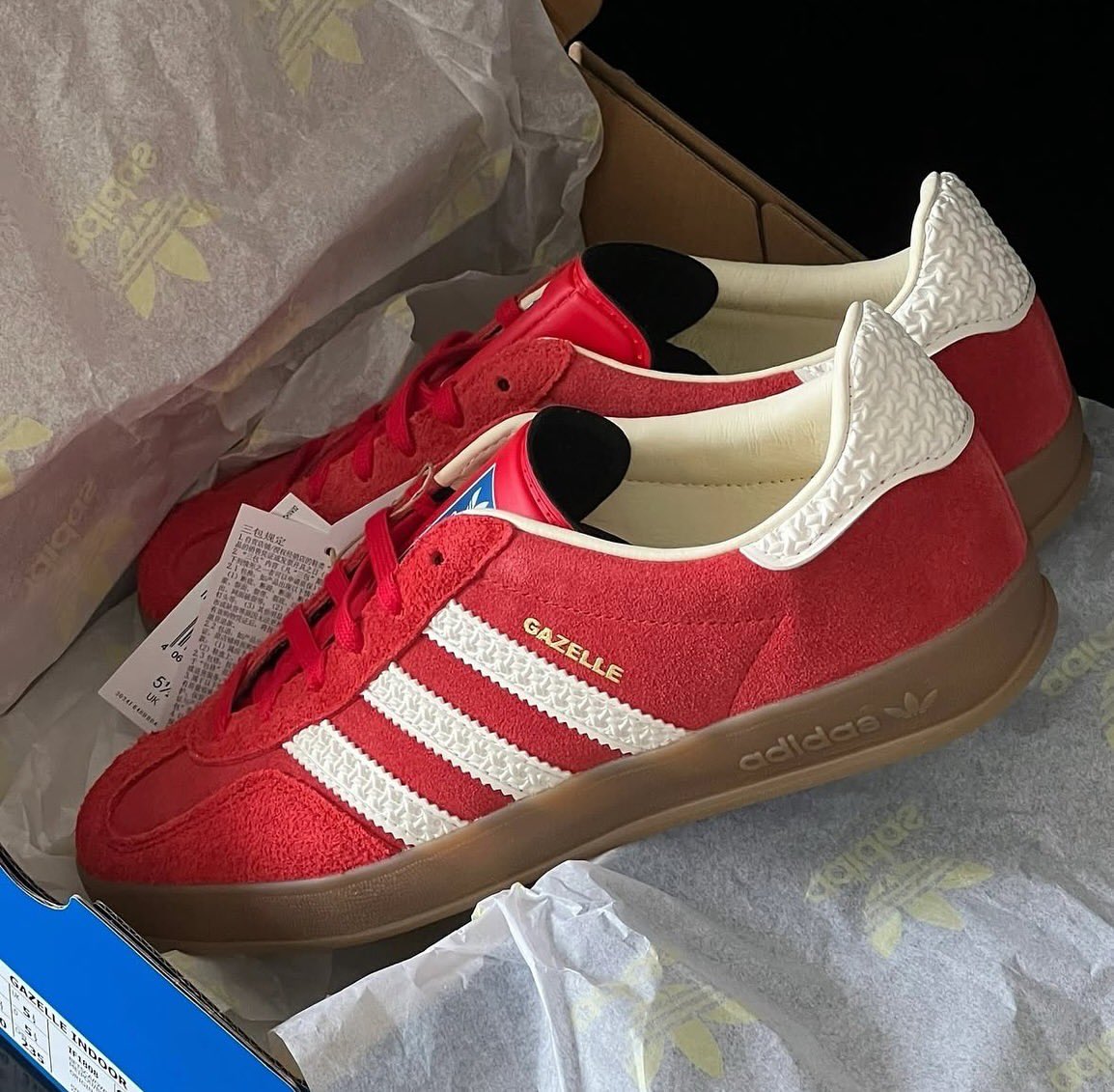 aftertaste_me's tweet photo. adidas gazelle indoor red off white 🐇🍎⭐️ * !
🛒 ⓘ คู่นี้สวยเลยค่า 🪄 ราคาเริ่มต้น 3,290฿ ส่งฟรี
♡ มีไซซ์ 35.5-46.5 eu ( แต่ละไซซ์ราคาไม่เท่ากันน้า )
♡ สนใจสอบถาม/สั่งซื้อทาง dm ได้เลยนะคะ ꙳ʕㅇ̆̈ʔ🫶🏻 https://t.co/SCPS4zxV8t